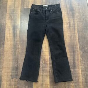 Madewell Cali Demi-Boot Jeans in Edmunds Wash: Raw-Hem Edition Size 28